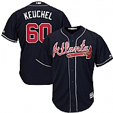 Braves 60 Dallas Keuchel Navy Cool Base Jersey,baseball caps,new era cap wholesale,wholesale hats